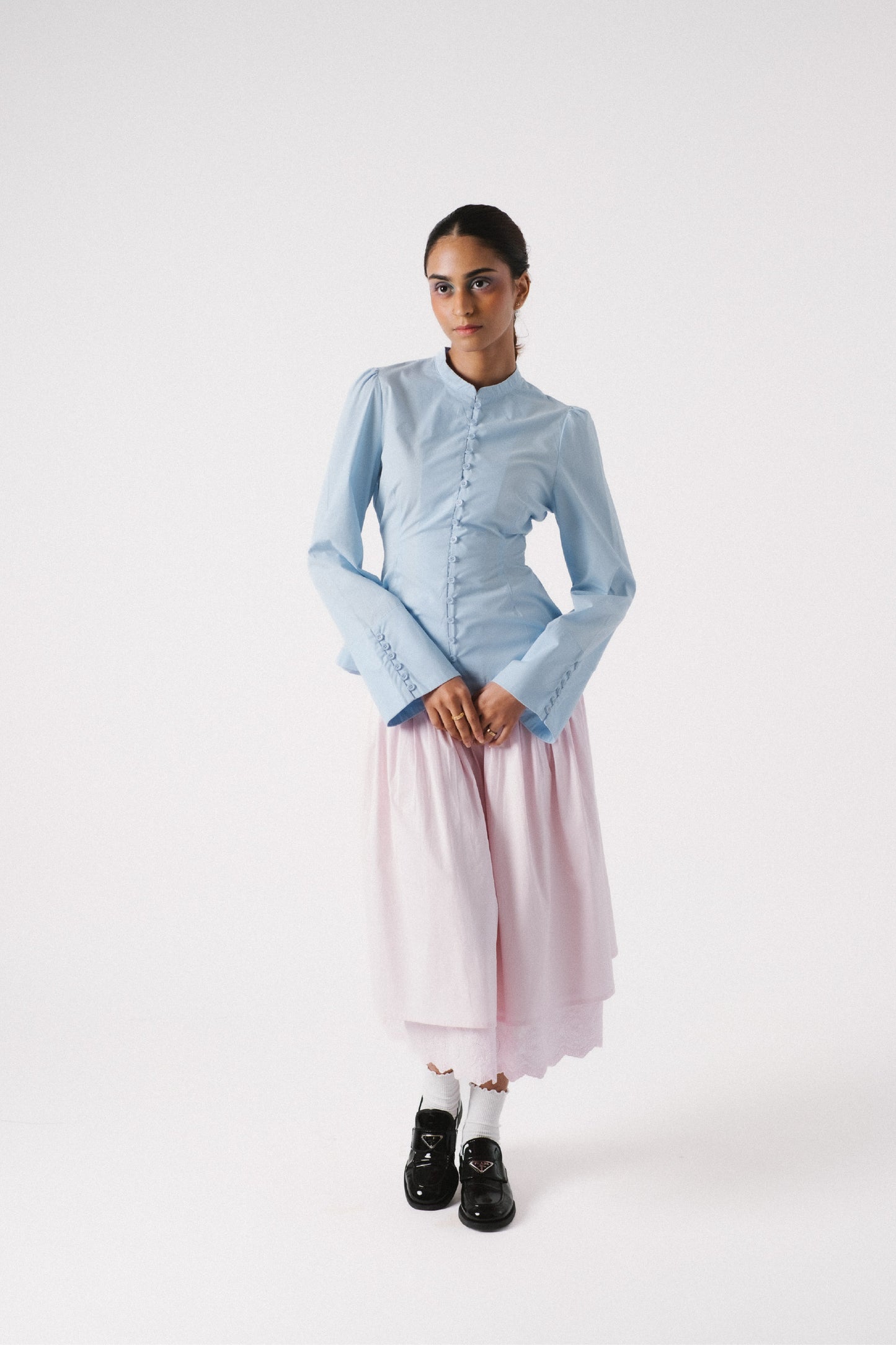 Growing Out Your Sleeve Poplin Shirt
