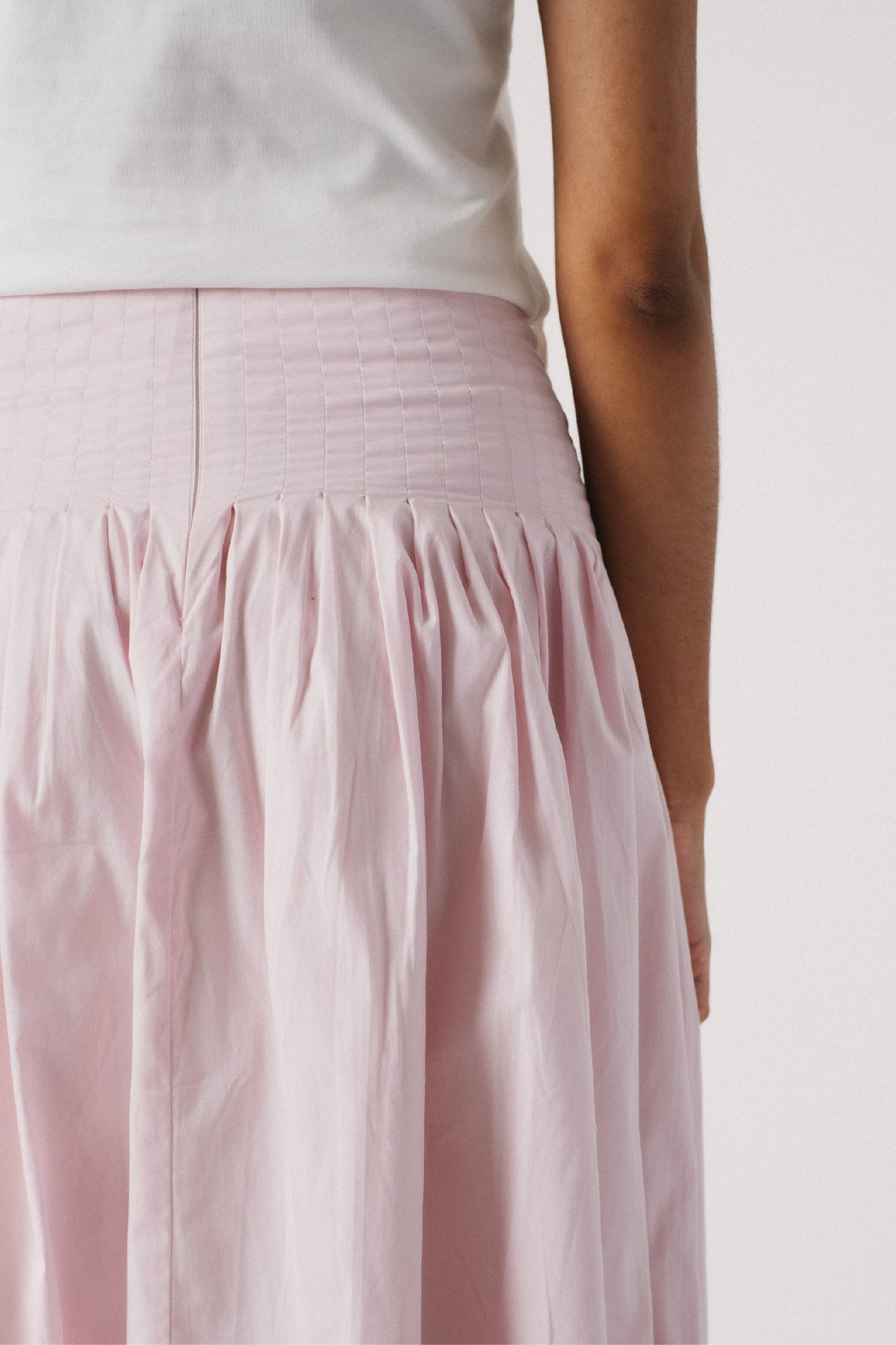 Pink Poesie Pleated Skirt