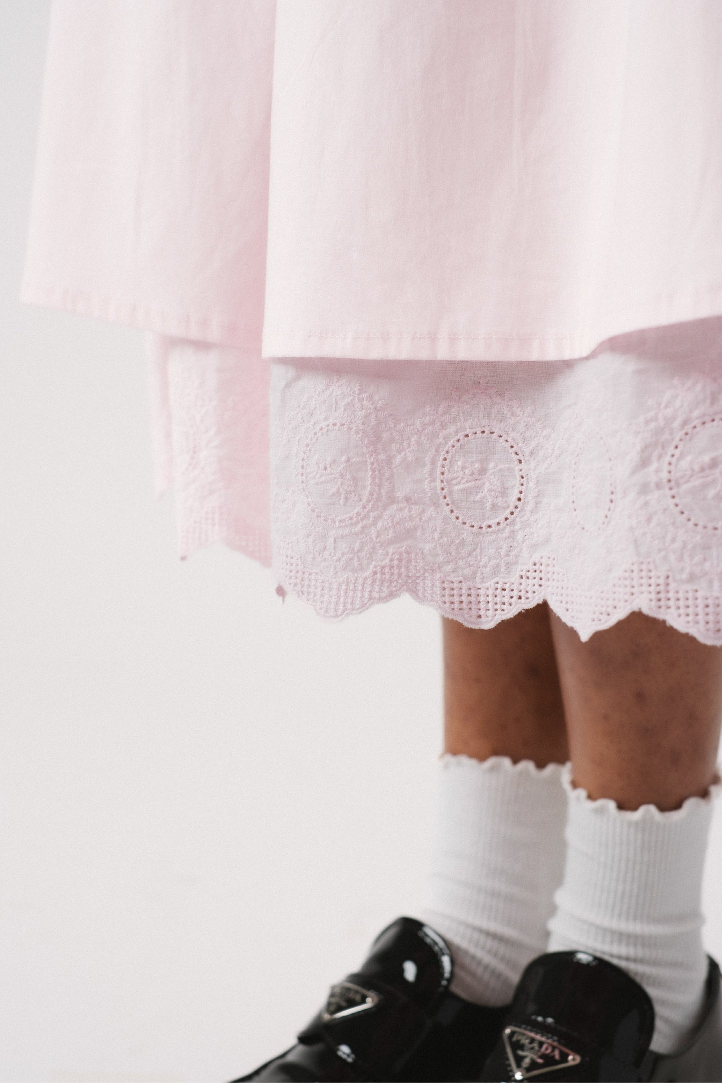 Pink Poesie Pleated Skirt